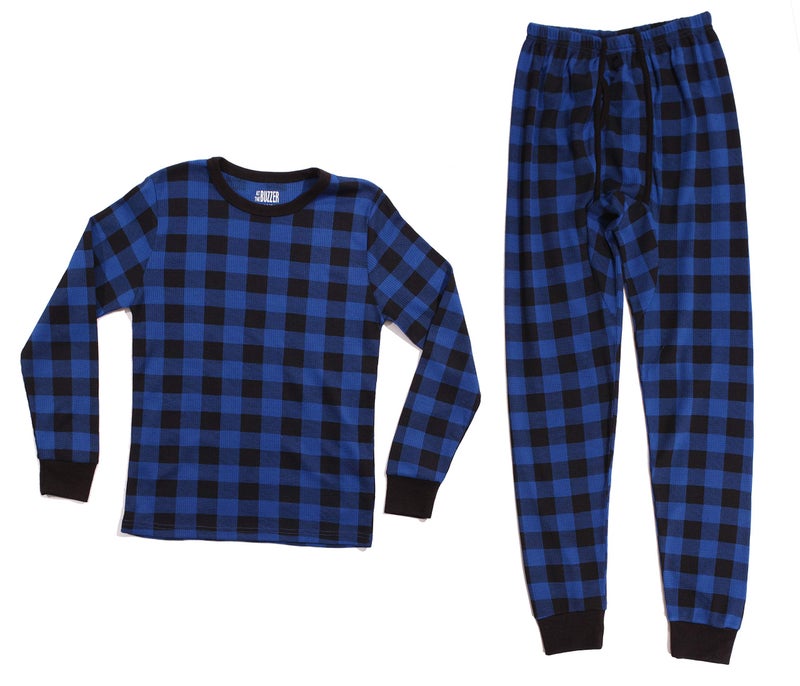 At The Buzzer Thermal Underwear Set for Boys 95366-BLU-10-12 - Image 1